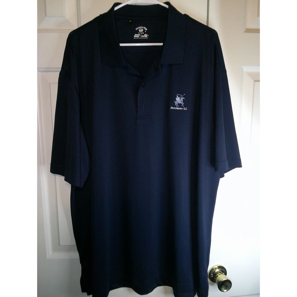 Monterey Club Dorchester Golf Club Navy Blue Performance‎ Polo Shirt